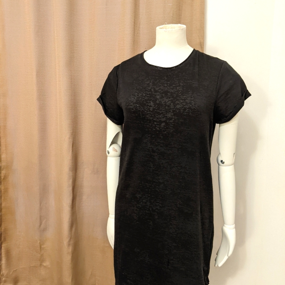 Divided Grey Shirt Dress